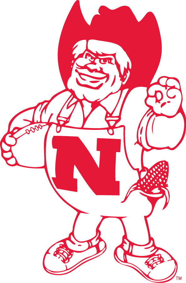 Nebraska Cornhuskers 1974-1991 Mascot Logo iron on transfers for clothing